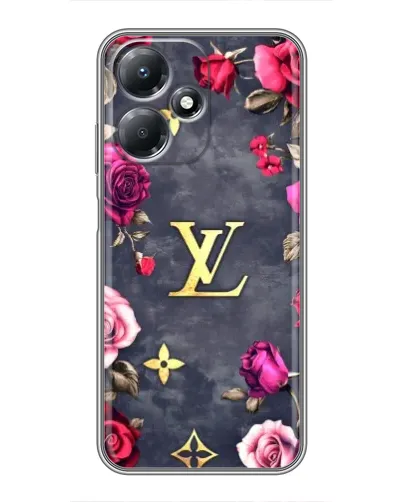 Чехол для Infinix Hot 30 Play с картинкой «Цветочный Louis Vuitton» Чехол для Infinix Hot 30 Play с картинкой «Цветочный Louis Vuitton»