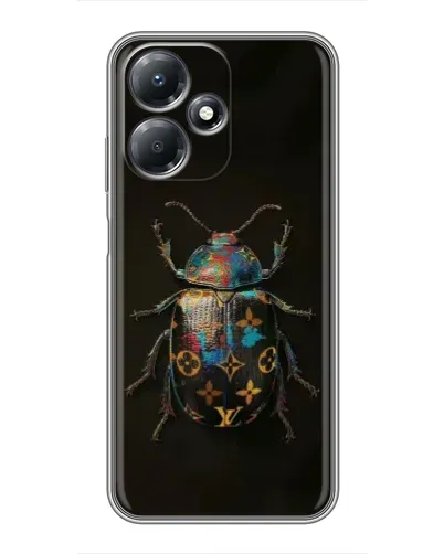 Чехол для Infinix Hot 30 Play с картинкой «LV — мраморный принт» Чехол для Infinix Hot 30 Play с картинкой «LV — мраморный принт»