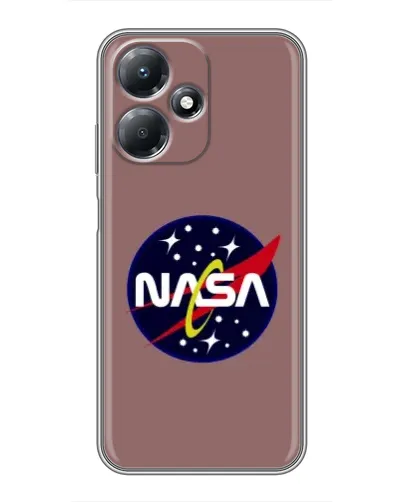 Чехол для Infinix Hot 30 Play с картинкой «NASA — ретро космос»