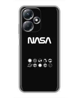 Чехол для Infinix Hot 30 Play с картинкой «NASA — технический принт» Чехол для Infinix Hot 30 Play с картинкой «NASA — технический принт»
