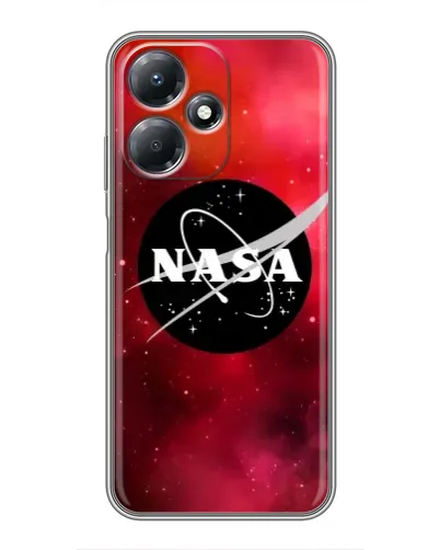 Чехол для Infinix Hot 30 Play с картинкой «NASA — красная туманность»