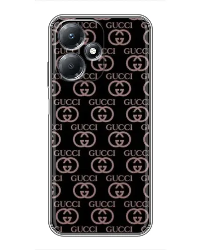 Чехол для Infinix Hot 30 Play с картинкой «Классическая монограмма Gucci»