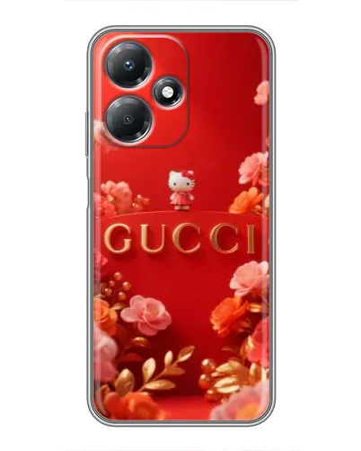 Чехол для Infinix Hot 30 Play с картинкой «Gucci — золотой сад»