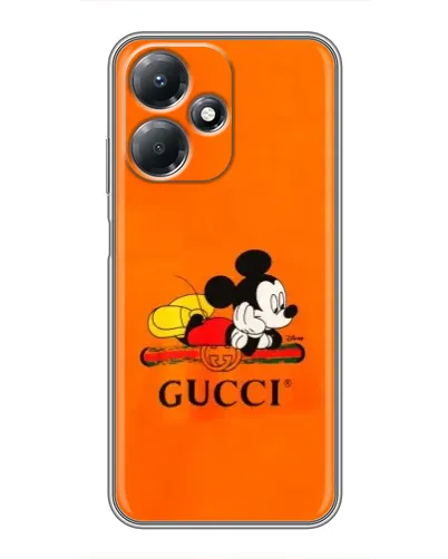 Чехол для Infinix Hot 30 Play с картинкой «Микки Маус Gucci — оранж» Чехол для Infinix Hot 30 Play с картинкой «Микки Маус Gucci — оранж»