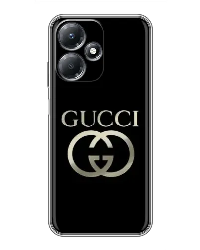 Чехол для Infinix Hot 30 Play с картинкой «Gucci — золото на черном» Чехол для Infinix Hot 30 Play с картинкой «Gucci — золото на черном»