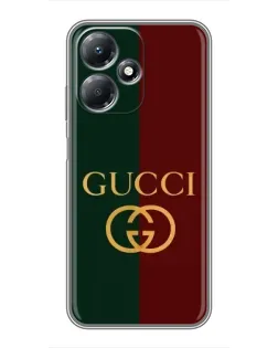 Чехол для Infinix Hot 30 Play с картинкой «Gucci — темно-зеленый градиент»