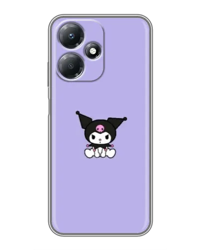 Чехол для Infinix Hot 30 Play с картинкой «Kuromi — фиолетовый минимализм» Чехол для Infinix Hot 30 Play с картинкой «Kuromi — фиолетовый минимализм»