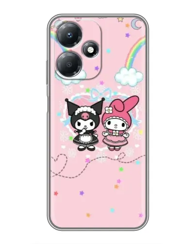 Чехол для Infinix Hot 30 Play с картинкой «My Melody и Kuromi» Чехол для Infinix Hot 30 Play с картинкой «My Melody и Kuromi»