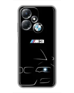 Чехол для Infinix Hot 30 Play с картинкой «Минималистичный принт BMW M3» Чехол для Infinix Hot 30 Play с картинкой «Минималистичный принт BMW M3»