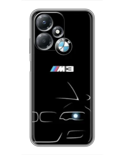 Чехол для Infinix Hot 30 Play с картинкой «Минималистичный принт BMW M3»