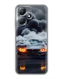Чехол для Infinix Hot 30 Play с картинкой «BMW в дыму» Чехол для Infinix Hot 30 Play с картинкой «BMW в дыму»