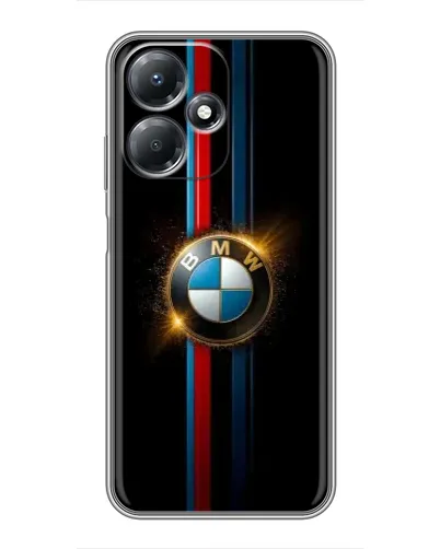 Чехол для Infinix Hot 30 Play с картинкой «BMW M-Power неон»
