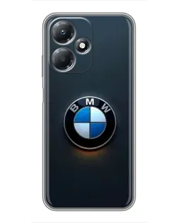 Чехол для Infinix Hot 30 Play с картинкой «Логотип BMW — минимализм» Чехол для Infinix Hot 30 Play с картинкой «Логотип BMW — минимализм»