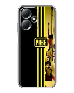 Чехол для Infinix Hot 30 Play с картинкой «PUBG — камуфляжный шлем»