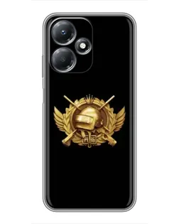 Чехол для Infinix Hot 30 Play с картинкой «PUBG — оранжевый градиент»