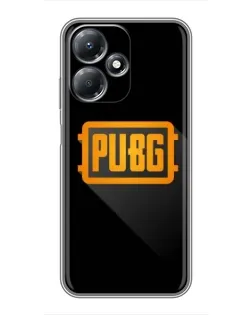 Чехол для Infinix Hot 30 Play с картинкой «PUBG — рамка лого»