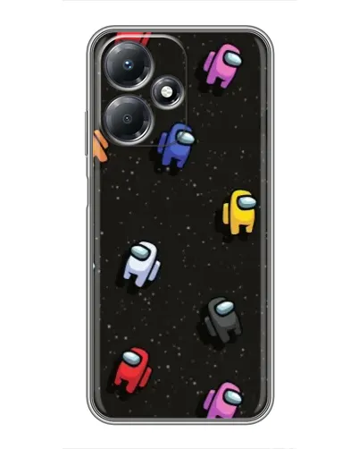 Чехол для Infinix Hot 30 Play с картинкой «Космический паттерн Among Us» Чехол для Infinix Hot 30 Play с картинкой «Космический паттерн Among Us»
