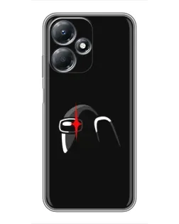 Чехол для Infinix Hot 30 Play с картинкой «Among Us шлем»