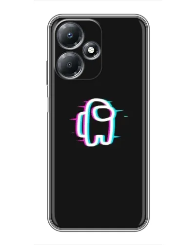 Чехол для Infinix Hot 30 Play с картинкой «Among Us неон» Чехол для Infinix Hot 30 Play с картинкой «Among Us неон»