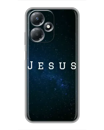 Чехол для Infinix Hot 30 Play с картинкой «Звездное небо Jesus»