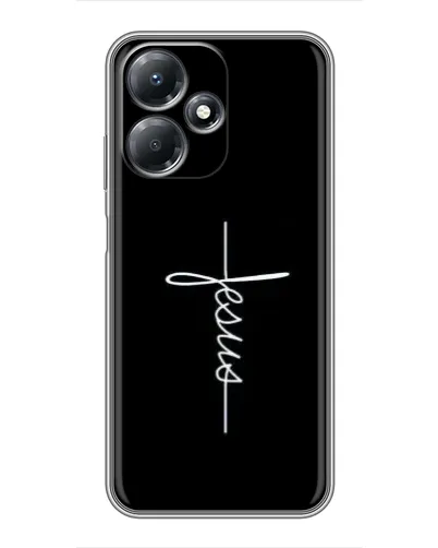 Чехол для Infinix Hot 30 Play с картинкой «Тонкая линия веры»