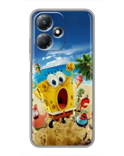 Чехол для Infinix Hot 30 Play с картинкой «Развлечения на пляже»