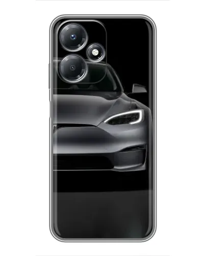 Чехол для Infinix Hot 30 Play с картинкой «Tesla Model S Look»