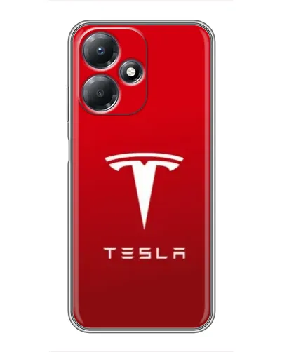 Чехол для Infinix Hot 30 Play с картинкой «Tesla Red Classic»