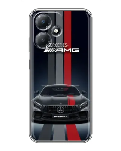 Чехол для Infinix Hot 30 Play с картинкой «Mercedes — белый карбон» Чехол для Infinix Hot 30 Play с картинкой «Mercedes — белый карбон»