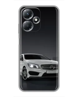 Чехол для Infinix Hot 30 Play с картинкой «Mercedes AMG GT Silver»