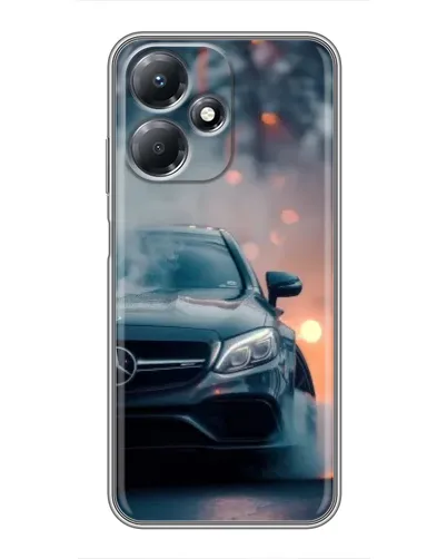 Чехол для Infinix Hot 30 Play с картинкой «Mercedes — ночной город» Чехол для Infinix Hot 30 Play с картинкой «Mercedes — ночной город»