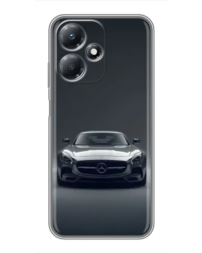 Чехол для Infinix Hot 30 Play с картинкой «Mercedes на черном» Чехол для Infinix Hot 30 Play с картинкой «Mercedes на черном»