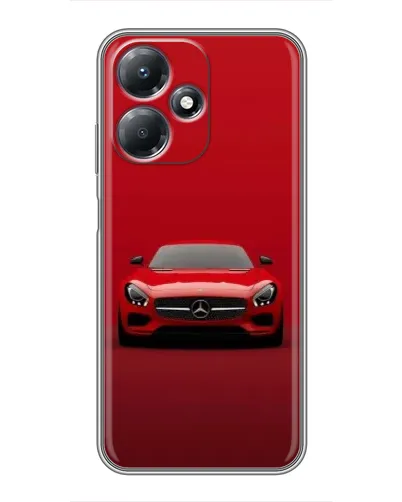 Чехол для Infinix Hot 30 Play с картинкой «Красный Mercedes AMG» Чехол для Infinix Hot 30 Play с картинкой «Красный Mercedes AMG»