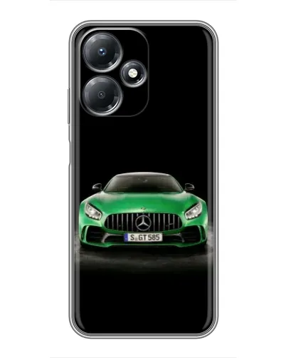 Чехол для Infinix Hot 30 Play с картинкой «Mercedes — неоновый лого» Чехол для Infinix Hot 30 Play с картинкой «Mercedes — неоновый лого»