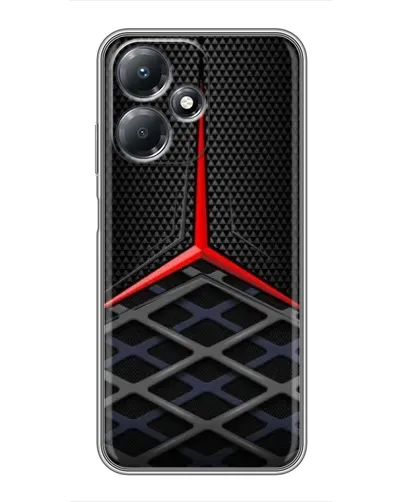 Чехол для Infinix Hot 30 Play с картинкой «Mercedes Carbon Grid» Чехол для Infinix Hot 30 Play с картинкой «Mercedes Carbon Grid»