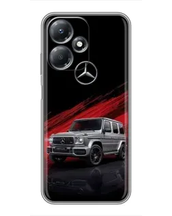 Чехол для Infinix Hot 30 Play с картинкой «Mercedes G-Class красный»