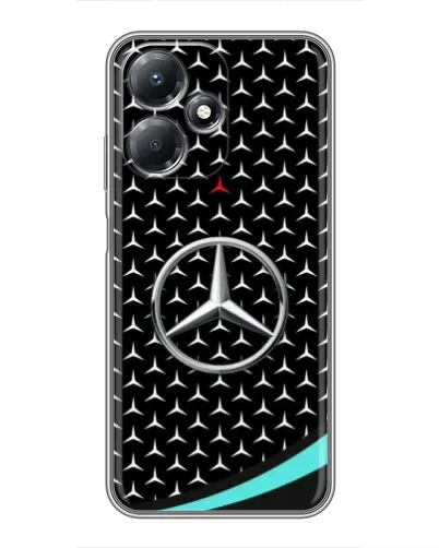 Чехол для Infinix Hot 30 Play с картинкой «Mercedes — бирюзовый акцент» Чехол для Infinix Hot 30 Play с картинкой «Mercedes — бирюзовый акцент»