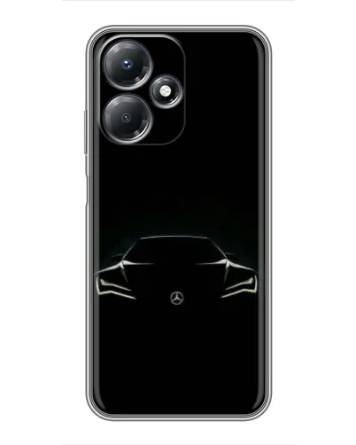 Чехол для Infinix Hot 30 Play с картинкой «Mercedes — силуэт авто» Чехол для Infinix Hot 30 Play с картинкой «Mercedes — силуэт авто»