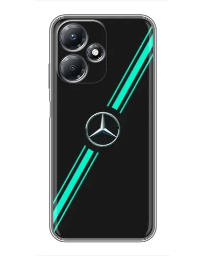 Чехол для Infinix Hot 30 Play с картинкой «Спортивные линии Mercedes» Чехол для Infinix Hot 30 Play с картинкой «Спортивные линии Mercedes»