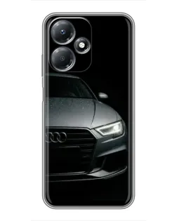 Чехол для Infinix Hot 30 Play с картинкой «Audi — детализация кузова»