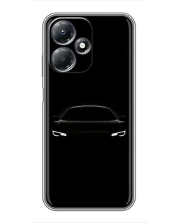 Чехол для Infinix Hot 30 Play с картинкой «Взгляд Audi в темноте»