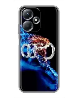 Чехол для Infinix Hot 30 Play с картинкой «Энергия лого Audi»