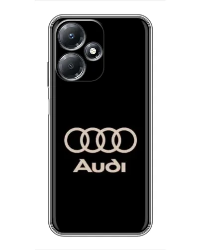 Чехол для Infinix Hot 30 Play с картинкой «Audi — золотой логотип» Чехол для Infinix Hot 30 Play с картинкой «Audi — золотой логотип»