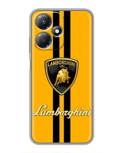 Чехол для Infinix Hot 30 Play с картинкой «Lamborghini Stripe желтый» Чехол для Infinix Hot 30 Play с картинкой «Lamborghini Stripe желтый»
