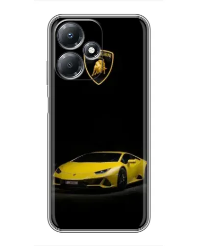 Чехол для Infinix Hot 30 Play с картинкой «Lamborghini желтый акцент» Чехол для Infinix Hot 30 Play с картинкой «Lamborghini желтый акцент»