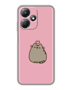 Чехол для Infinix Hot 30 Play с картинкой «Pusheen сердце» Чехол для Infinix Hot 30 Play с картинкой «Pusheen сердце»