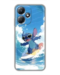 Чехол для Infinix Hot 30 Play с картинкой «Стич на волне» Чехол для Infinix Hot 30 Play с картинкой «Стич на волне»