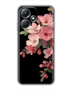 Чехол для Infinix Hot 30 Play с картинкой «Розовая ветка сакуры»