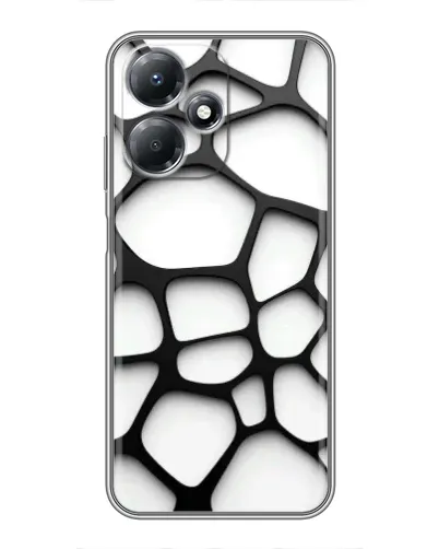 Чехол для Infinix Hot 30 Play с картинкой «Белая объемная сетка» Чехол для Infinix Hot 30 Play с картинкой «Белая объемная сетка»