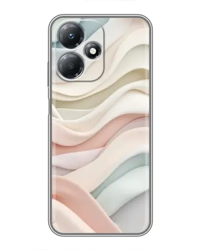 Чехол для Infinix Hot 30 Play с картинкой «Пастельные нежные волны» Чехол для Infinix Hot 30 Play с картинкой «Пастельные нежные волны»